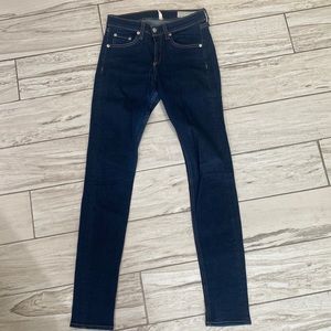 Rag & Bone Dark Jeans , High Rise Super Skinny , Size 26